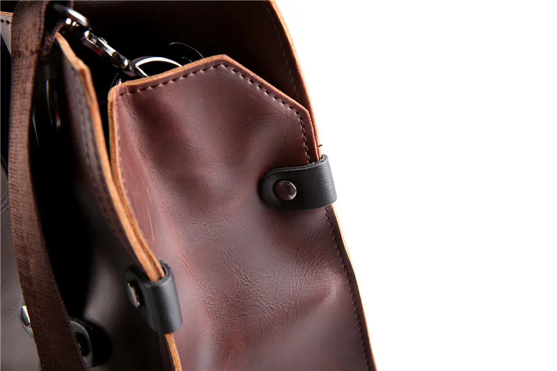 Original new Korean men's handbags leather men's handbags high quality shoulder bags business bags leisure bags