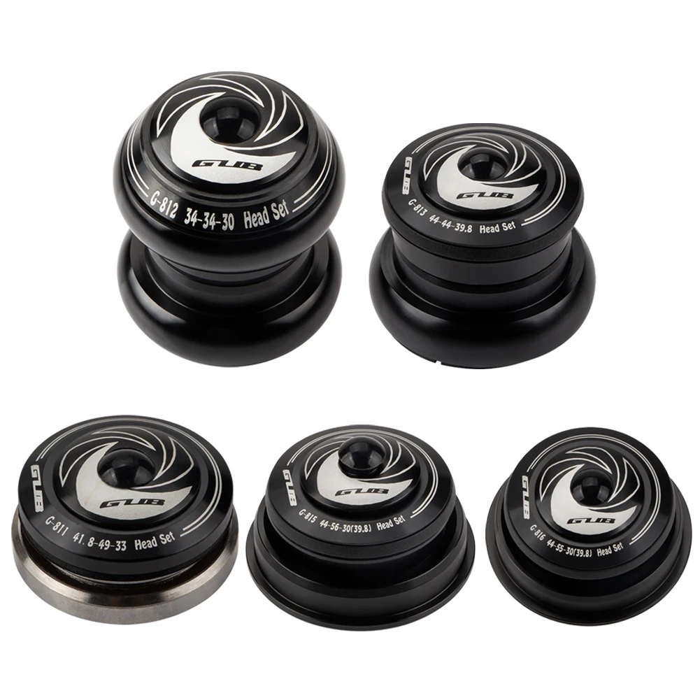 GUB CNC MTB Road Bike Headset Bearing Straight Tube Fork Frame Mountain Column Integrated System
