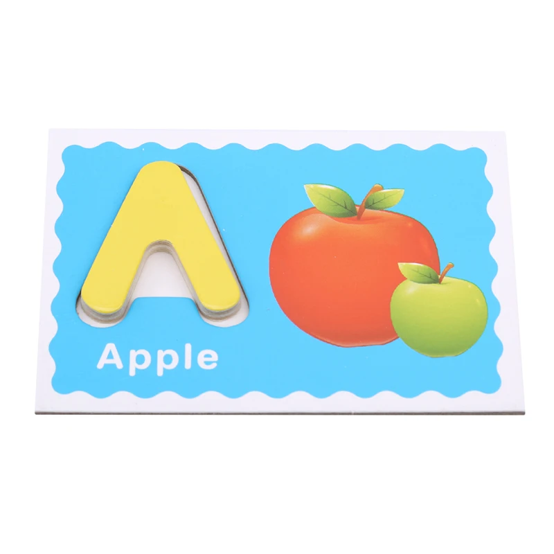 Kids Baby Cognitive Pocket Cards Letters Number Card Training Toys For Children Early Educational Montessori Gift