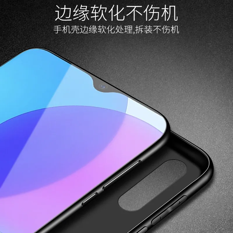 ТПУ силиконовый чехол для Vivo Y19 Y 19 чехол ультра тонкий бампер чехол для Vivo Y19 матовая простая задняя крышка 6,53 дюймов