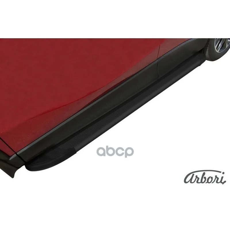 Комплект Алюминиевых Порогов Arbori Optima Black 1700 Для Mazda Cx-5- Arbori арт. AFZDAALMZCX501