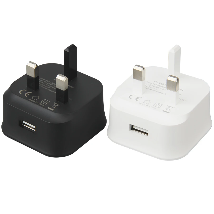US $1.344.52 UK Plug 5V 2A Single USB Universal Mobile Phone Chargers Travel Power Charger Adapter 3 Pin Charger For IPhone For Android