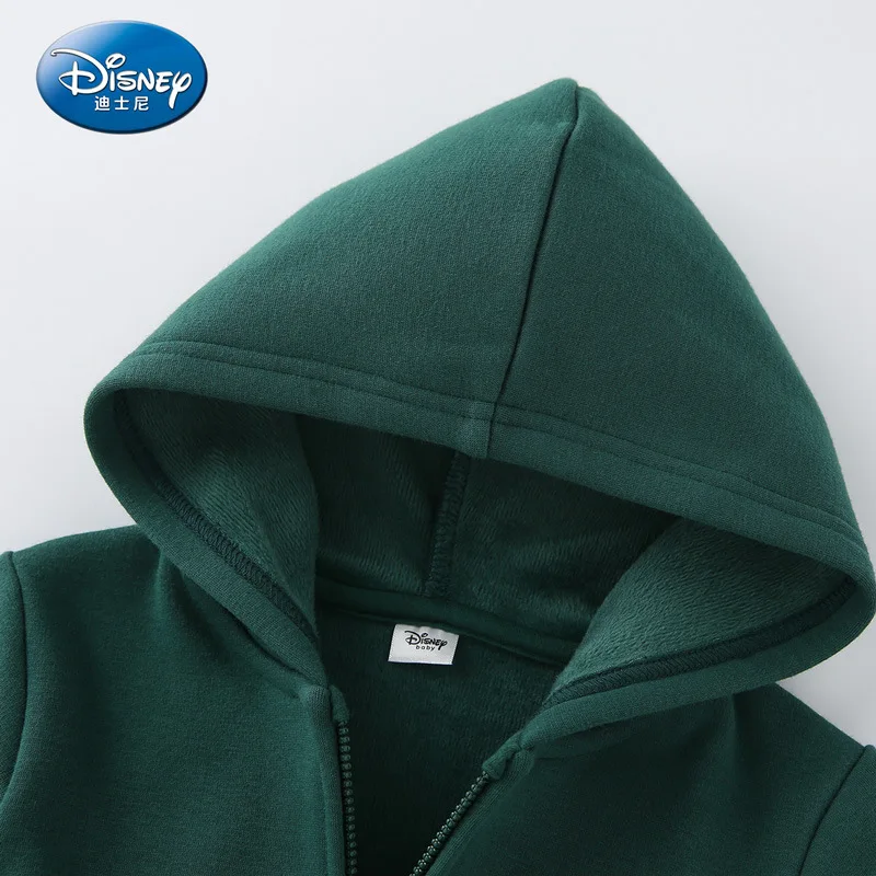 Disney/детская одежда; пальто для мальчиков; Вельветовая Детская рубашка на молнии с капюшоном; коллекция года; модное пальто с Микки Маусом; одежда