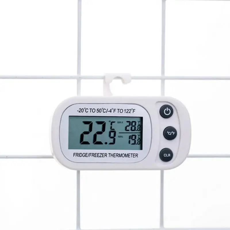 IPX3 Waterproof Kitchen Refrigerator Aquarium LCD Thermometer Temperature Digital for Bathroom Water Temperature Dropshipping