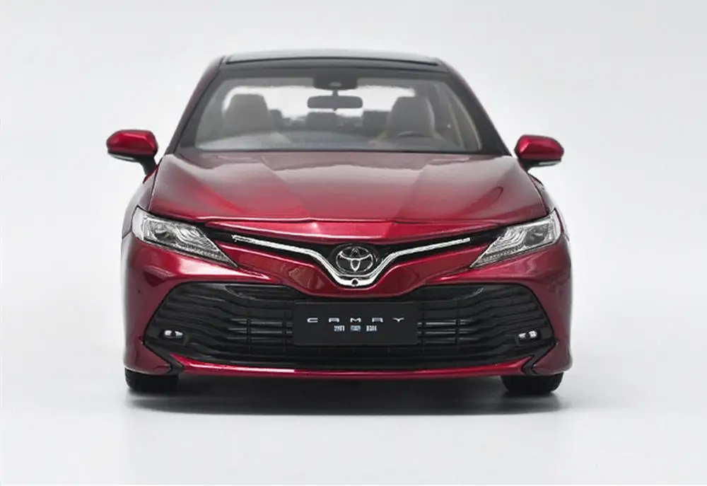 1/18 Масштаб Toyota Camry 8-го поколения красный литье под давлением модель автомобиля игрушка