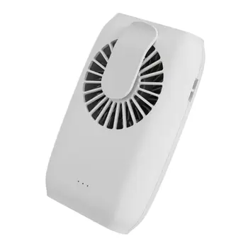

Usb Fan 2-in-1 Mini Electric Fan Portacle Mobile Power Hanging Waist Neck Lazy M0XB