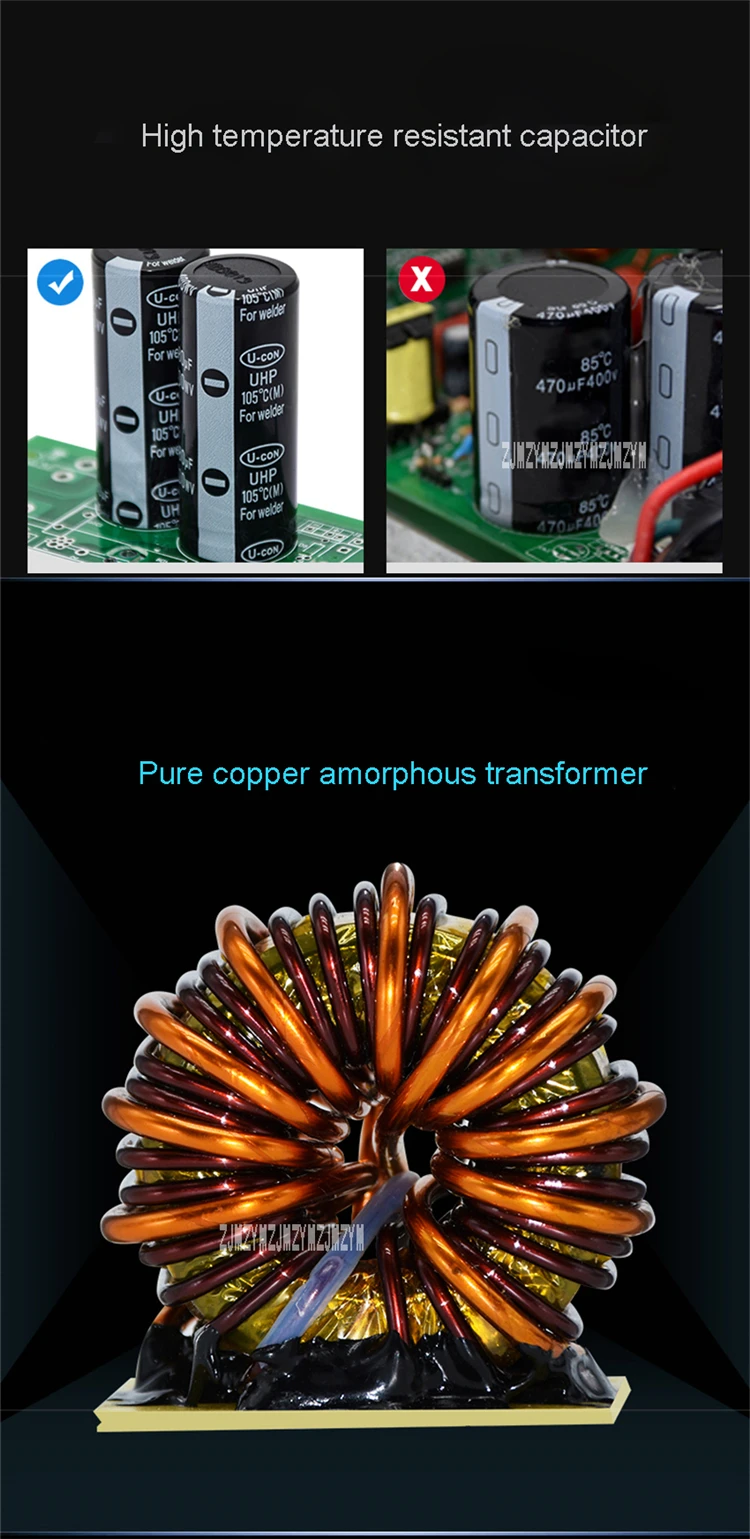 ZX7-250 220V Single-phase Mini High-end Electric Welding Machine 1000uF Industrial Inverter DC Arc Welding Machine 3KW 20-250A