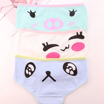 

Women's Underpants Cartoon Cute Underwear Cotton Low Waist Girls Women Panties Lingerie Soft Comfortable Bowknot 2019 New Hot