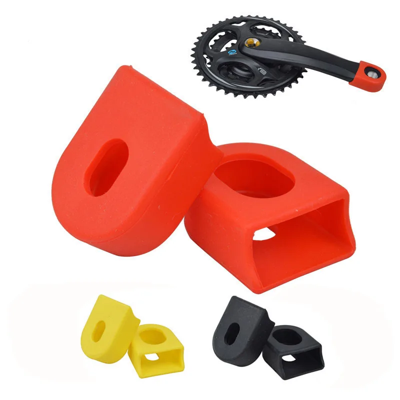 2Pcs Bicycle Bike Crank Cover Mountain Accessories Carbon Fiber Fixed Gear Pedal Crank Case High Quality Cycling Protector Cap