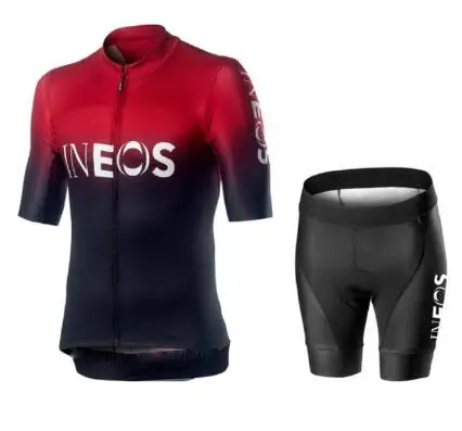 3 INEOS Pro Team майки для велоспорта мужские летние топы с короткими рукавами комплект дышащая одежда для езды на велосипеде нагрудник шорты спортивная одежда комплект - Цвет: 3