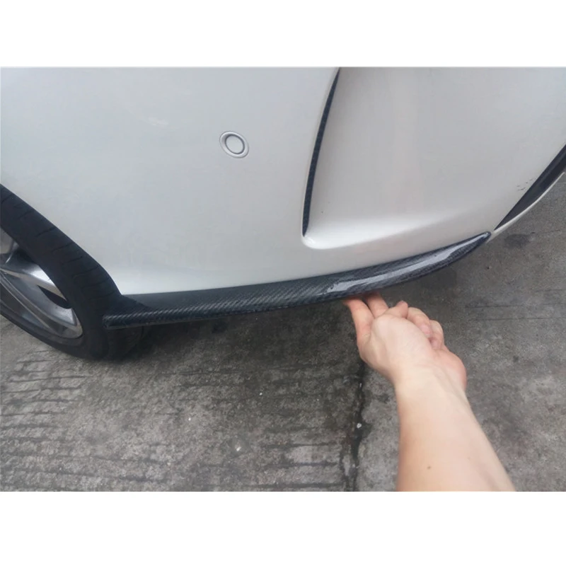 W205 углеродного волокна заднего бампера сплиттеры диффузор для Benz W205 C180 C200 C250 седан стандарт 2015UP спойлер автомобиля