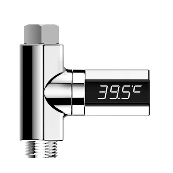 

Waterproof LED Display Digital Monitor Visual Self-Generating Bath Accessories Shower Temperature Practical Water Thermometer