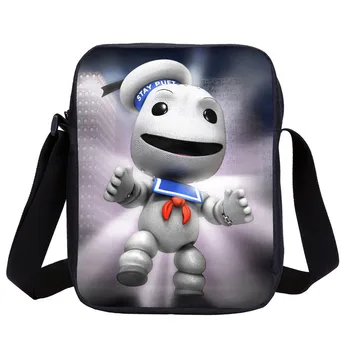 

Mini Crossbody Bags Boys Girls Fashion Cool Ghost Busters Letter 3D Printing Kids Messenger Bags Sling Bags Handbags Sac A Main