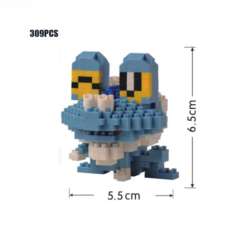 Аниме игры изображения nanobricks poke xy& z gosanke Chespin Fennekin Froakie mundoes микро алмазный строительный блок развивающие игрушки - Цвет: Froakie