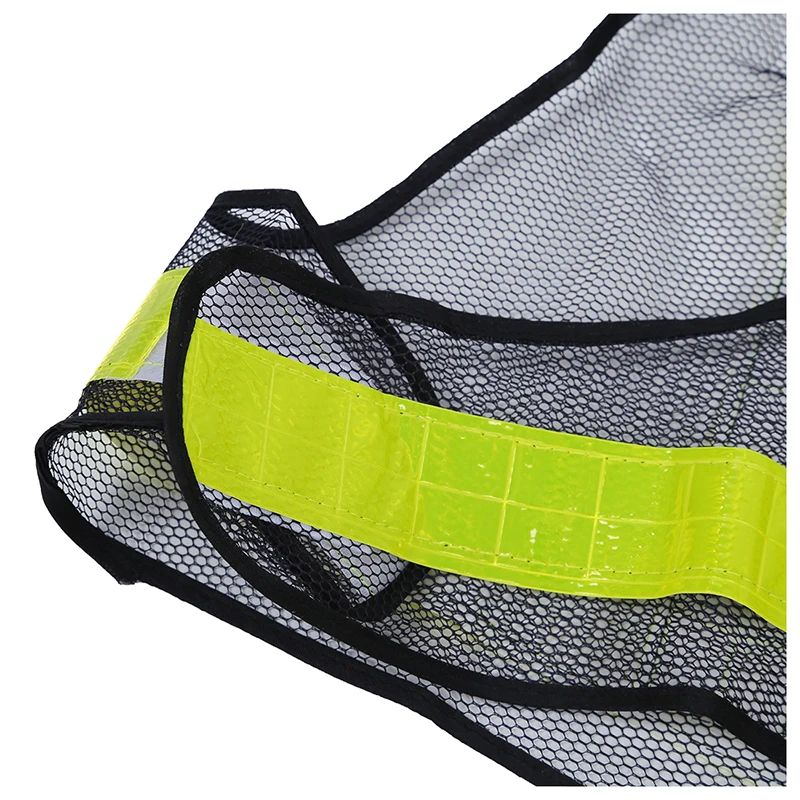 Hi-Viz светоотражающий жилет, чтобы вы были заметны Предупреждение дорожно-строительная страховочная Шестерни черного, желтого цвета
