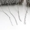 5 Meters/Lot No Fade Stainless Steel polishing Necklace Tail Chains For DIY Jewelry Findings Making Materials Handmade Supplies ► Photo 2/5