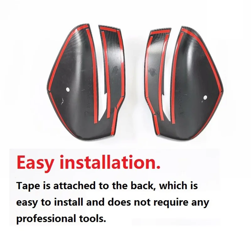 for Nissan Navara NP300 2021 Carbon Fibre Car Rearview Mirror Cover