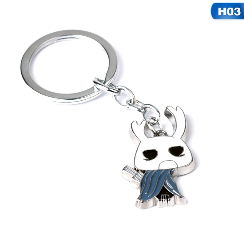 3 Hollow Knight Octopus Alloy Keychain Personalized Llaveros Accessories Brelok Do Kluczy Keyring - Цвет: 3