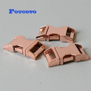 

100pcs/lot nickle metal side release buckles 20mm webbing for paracord dog collar clip buckles DIY sewing accessories hardware