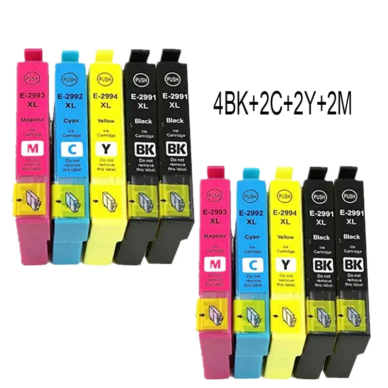 HTL 5pk Замена 29 29XL T2991XL T2991 для Epson чернильных картриджей XP235 XP247 XP245 XP332 XP335 XP342 XP345 XP435 XP432 XP442
