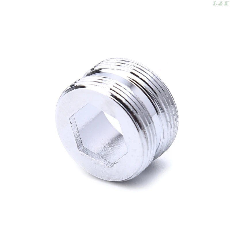 Solid Metal Adaptor Outside Thread Water Saving Kitchen Faucet Tap Aerator Connector Kitchen Faucet Adapter Water Purifier