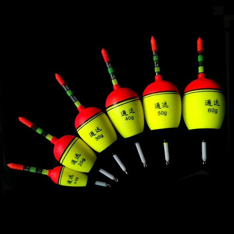 1pc 6g-80g Luminous Fishing Float Floating Buoyancy EVA Elastic Boya Rock Fishing Float Beach Night Bobber Tackle fishing tackle fishing float fishing floats fishing bobber