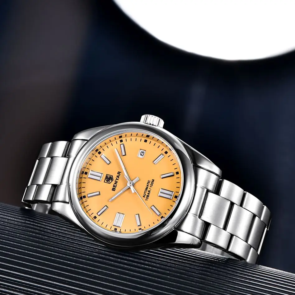 2021 39MM herren Uhren Mechancial Uhr Männer Luxus Automatische uhr für männer Edelstahl Wasserdichte Uhr Mann_voghion.com