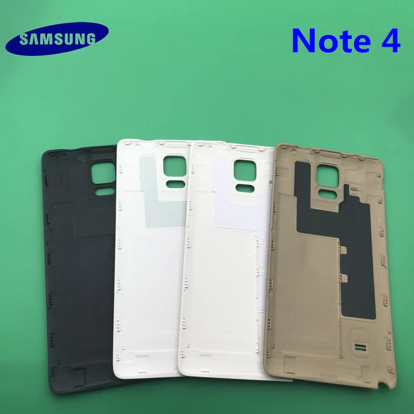 samsung note4 чехол на заднюю панель для samsung Galaxy Note 4 N910 N910F N9100 крышка на батарейках задняя крышка на дверь