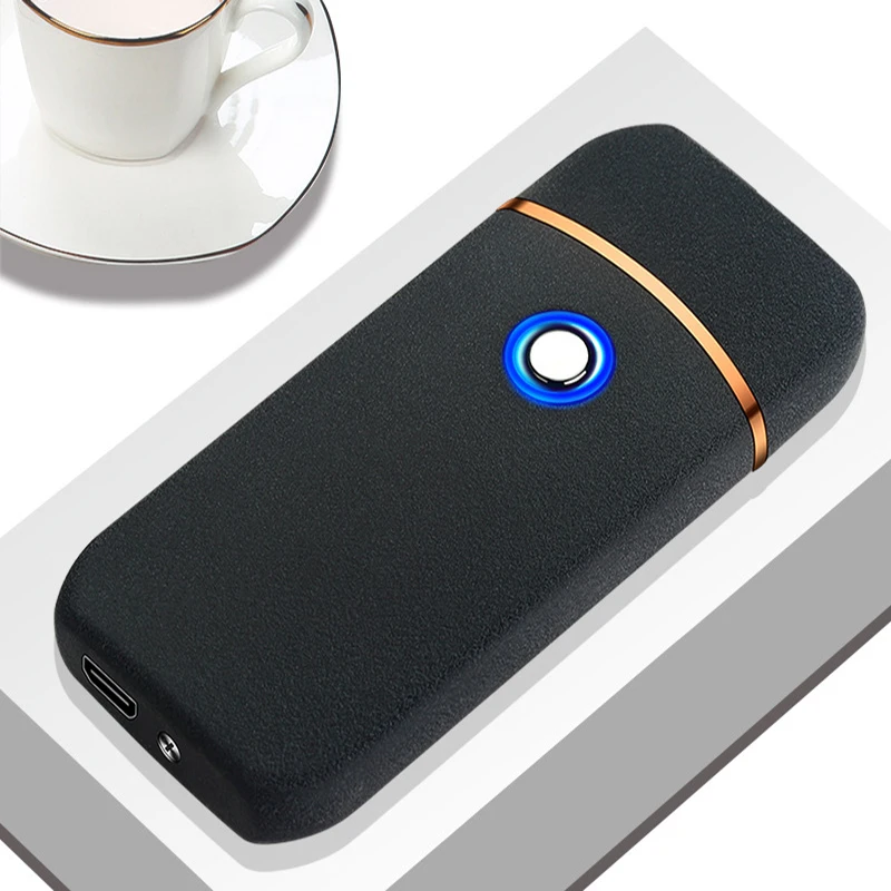 

NEW Unusual Metal Electronic Cigarette Lighters Mini USB Rechargeable Plasma Lighter Smoking Accessories Gadgets For Men