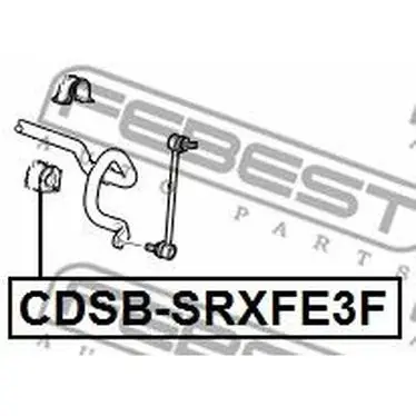 Втулка стабилизатора переднего D26\ Cadillac SRX 10 FEBEST CDSBS
