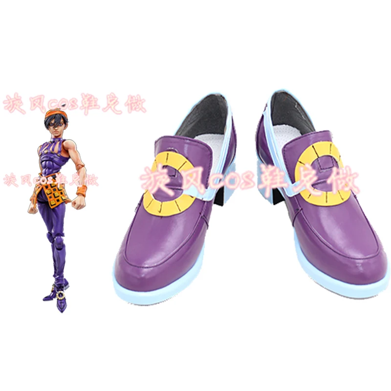 JoJo невероятное приключение Vento Aureo Золотой ветер команда Bucciarati Squadra Guardie параметрам тела Narancia Ghirga Косплэй обувь X002