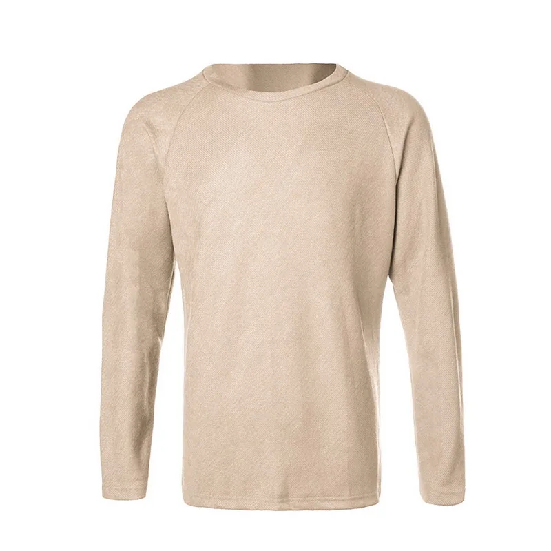 Cream Litthing Для мужчин свитера осень-зима модные Повседневное Slim Fit Хлопок, трикотажные свитера, пуловера Для мужчин брендовая одежда, трикотажная одежда - Цвет: Cream