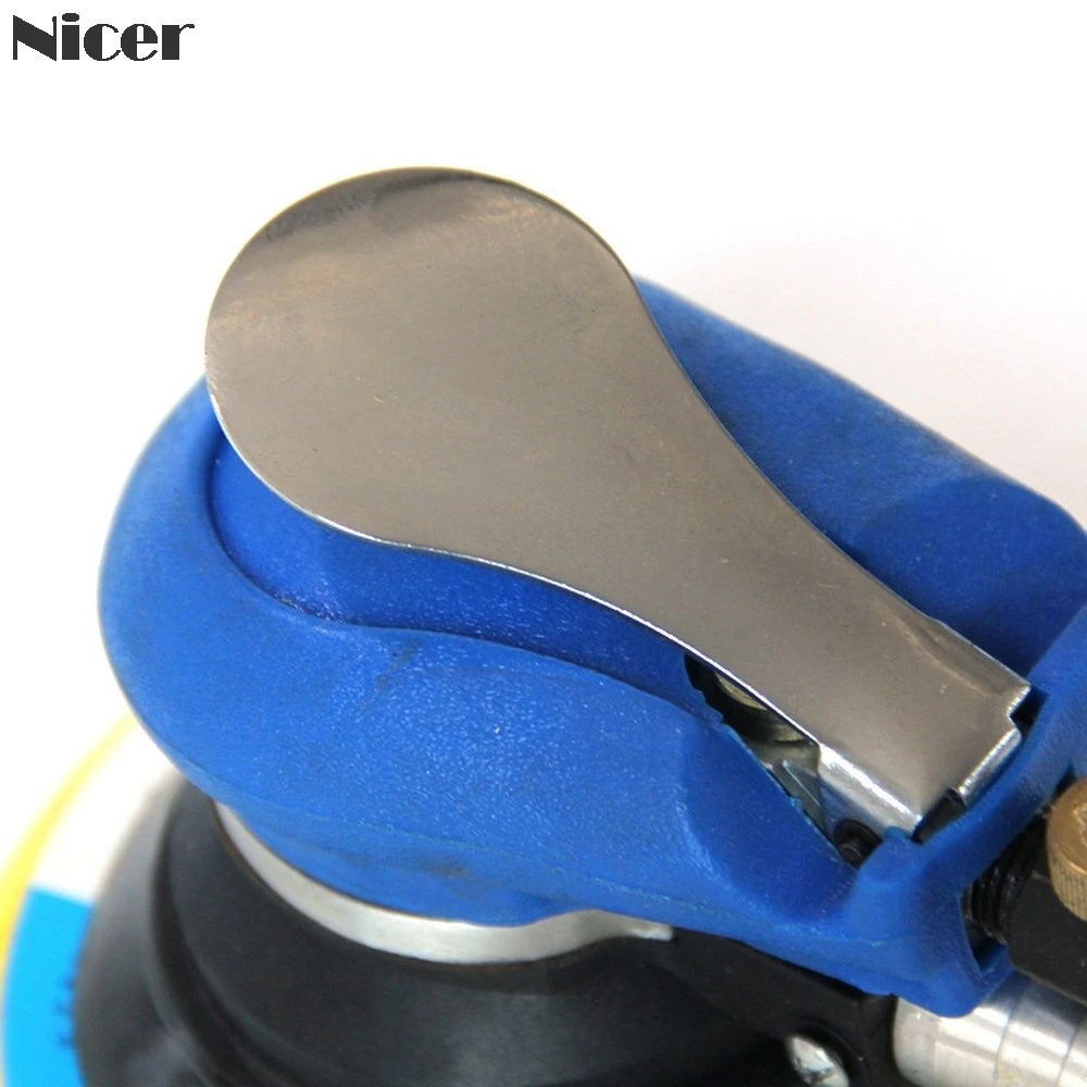 5 Inch Pneumatic Air Sander Polisher 9000RPM Polishing Machine Diy Car Paint Care Woodworking Polishing Grinding Machine
