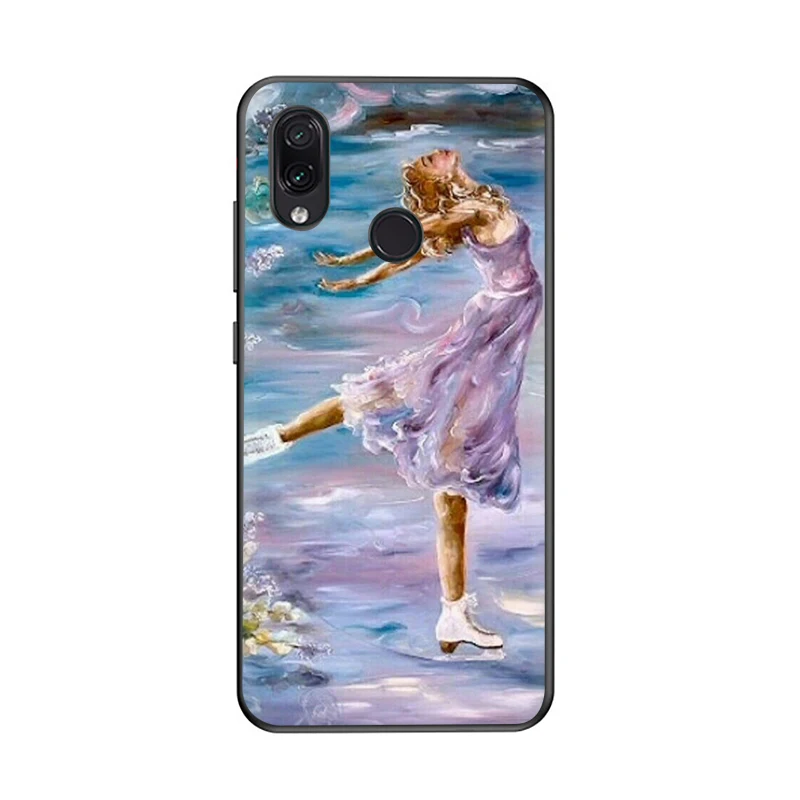 Фигурное катание силиконовый чехол для телефона для Redmi 4A 4X5 6 Plus Pro 7 GO Note 4 4X5, 6, 7, 8 Pro 7A K20 Pro - Цвет: B4