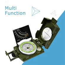 Профессиональные компасы военные компасы точный циферблат-Компас несколько функций-Компас Карта для пешеходного туризма навигация инструмент выживания
