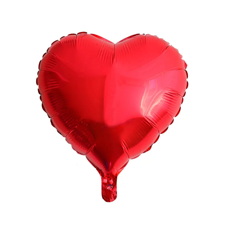 1 шт., 18 дюймов, фольгированный шар в форме сердца, для детского дня рождения, вечеринки, свадьбы, Декор, Товары для детей, воздушные шары, вечерние шары - Цвет: Красный