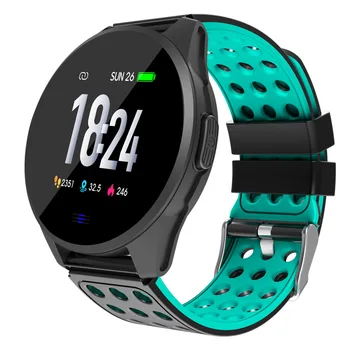 

carbon fiber color screen blue tooth smart bracelet inch screen IP68 waterproof step counting heart rate blood