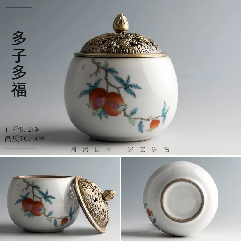 Китайская винтажная Керамическая маленькая белая кошка круглая латунная