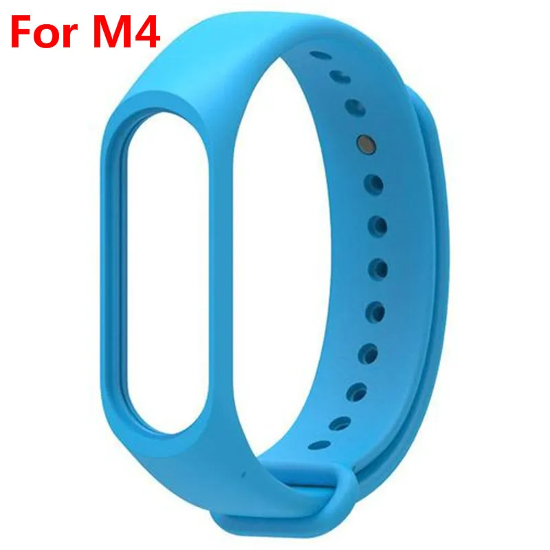 For Xiaomi Mi Band 4 Умный Браслет для xiaomi mi Band 3 4 спортивный ремешок часы силиконовый ремешок для xiaomi mi band 3 4 браслет mi band 4 3 ремешок - Цвет: For Xiaomi Mi Band 4