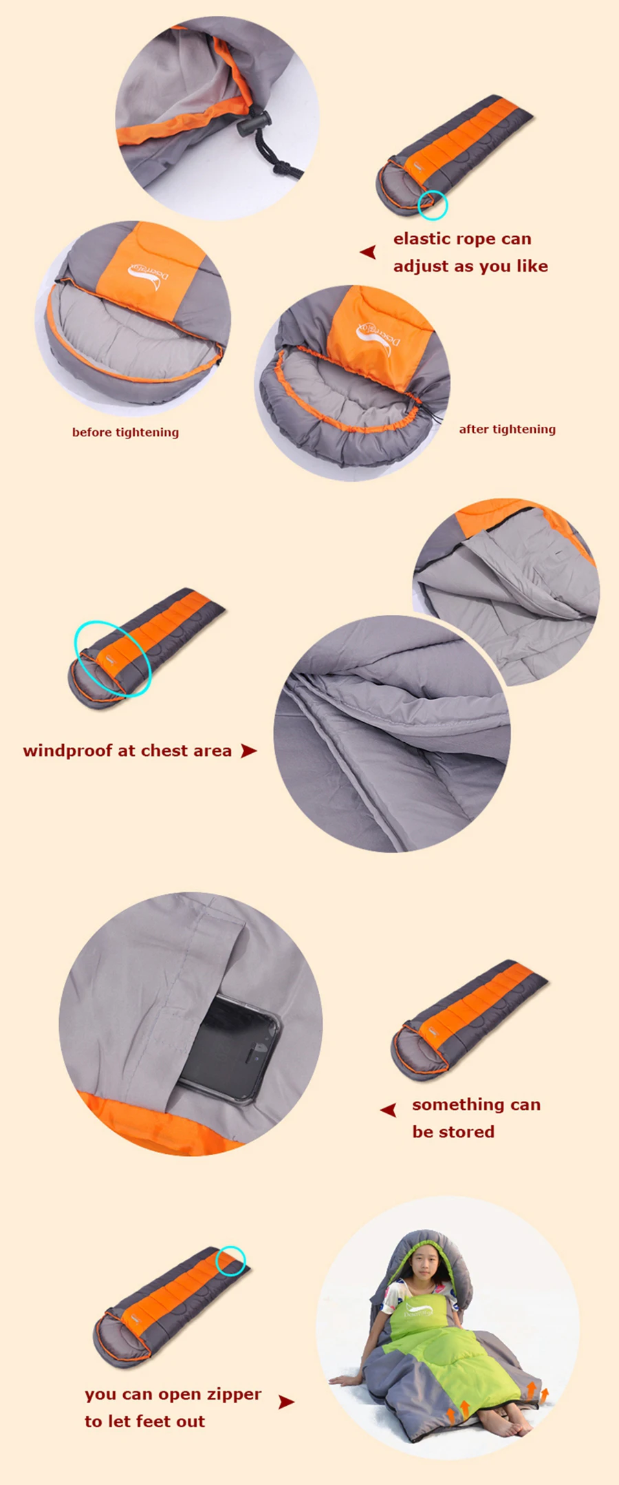 Camping Backpacking Sleeping Bag 11