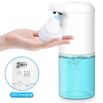 

Intelligent Automatic Soap Dispenser Induction Foaming Hand Washing Device for Kitchen Bathroom 360ml(Without Liquid)