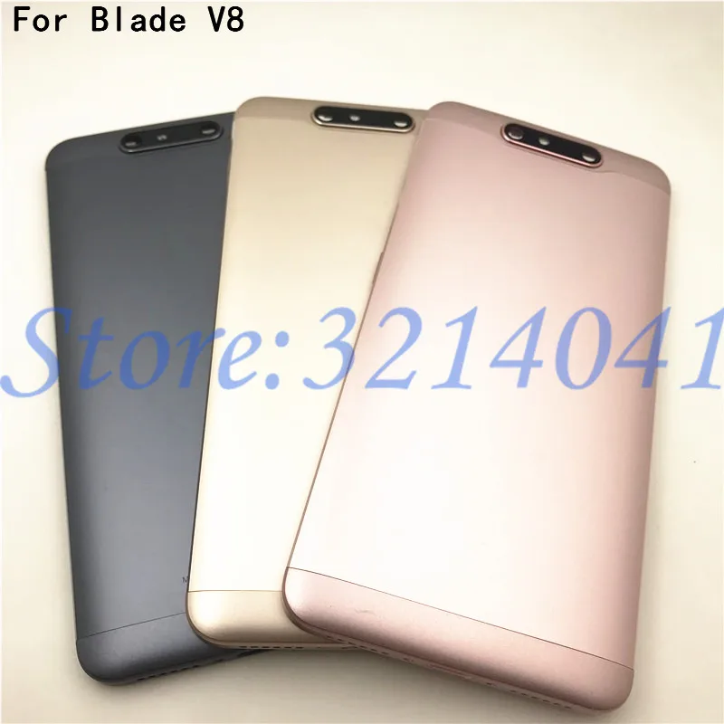 Top Quality New Battery Door Back Cover Housing Case 5.2" For ZTE Blade V8 BV0800 With Power Volume Buttons+Camera Lens