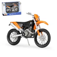 Coche de juguete KTM 450 EXC para niños, juguete de aleación, motocicleta de Metal, colección de regalos, 1:18