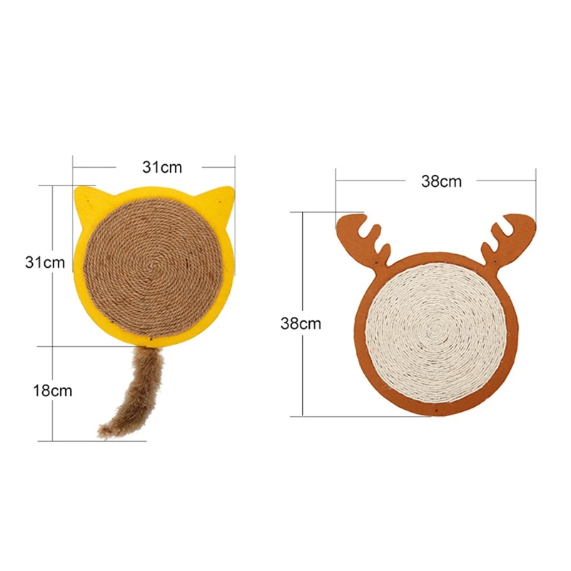 Merry Christmas Cute Cat Pet Scratching Board Toy Cat Litter Mat for Kittens Cat Scratching Pet Scratcher Toys
