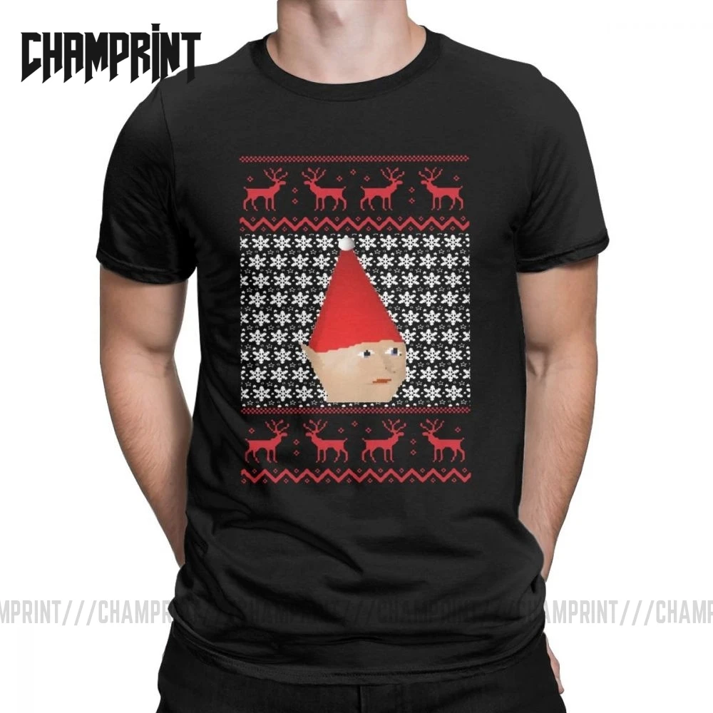 Мужская Рождественская футболка Runescape Gnome, RS Meme, одежда из чистого хлопка, креативная футболка с коротким рукавом размера плюс 4XL 5XL