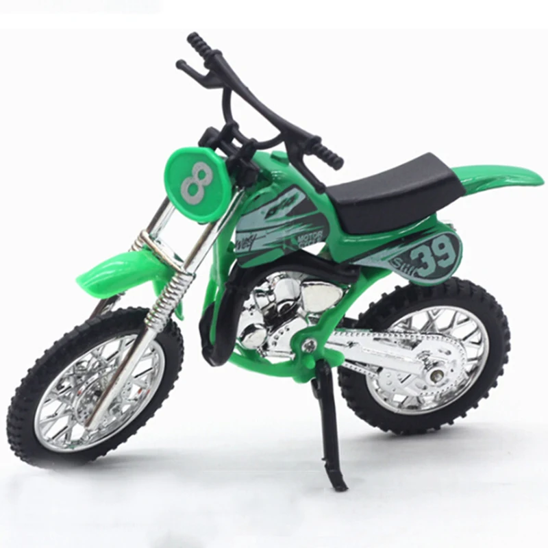 1 pz in lega simulata Motocross modello di moto 1:18 giocattolo