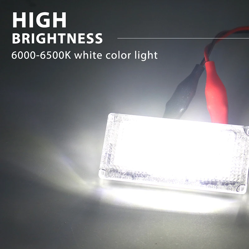 CARLitek пластина свет для Mini Cooper S R50 R52 2004-2008 хвост 18Led Licesen Номер огни белый 12 в автомобиль