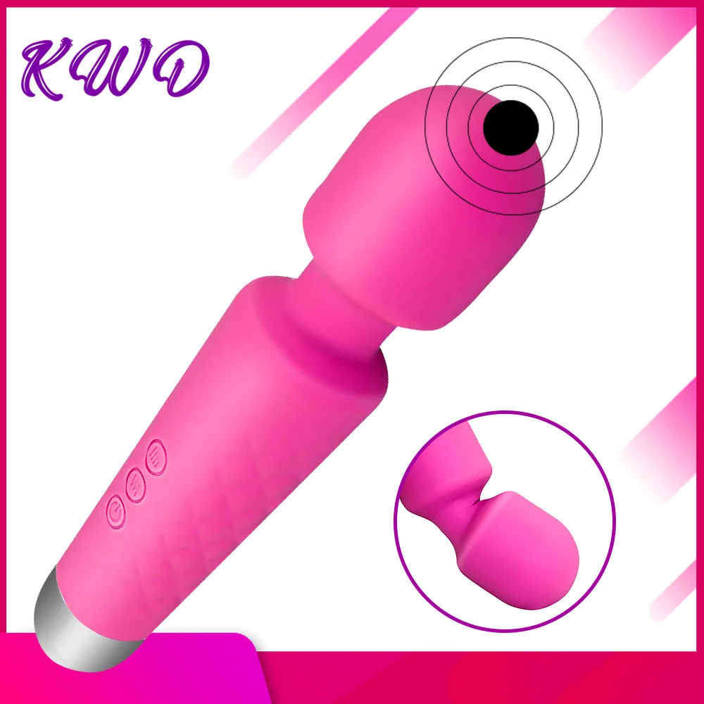 Массажная палочка с большой головкой вибратор AV сексуальный вагинальный