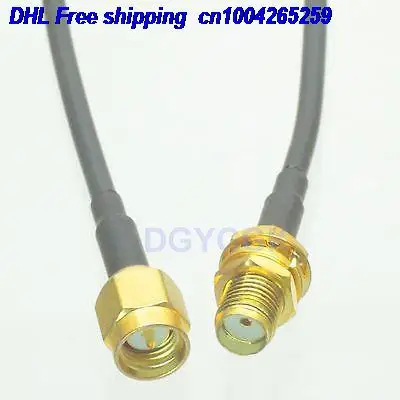 DHL 20 штук SMA штекер к внутренний разъем SMA перегородки RG174 джемпер pigtail 10 м Кабель для программирования в 22j