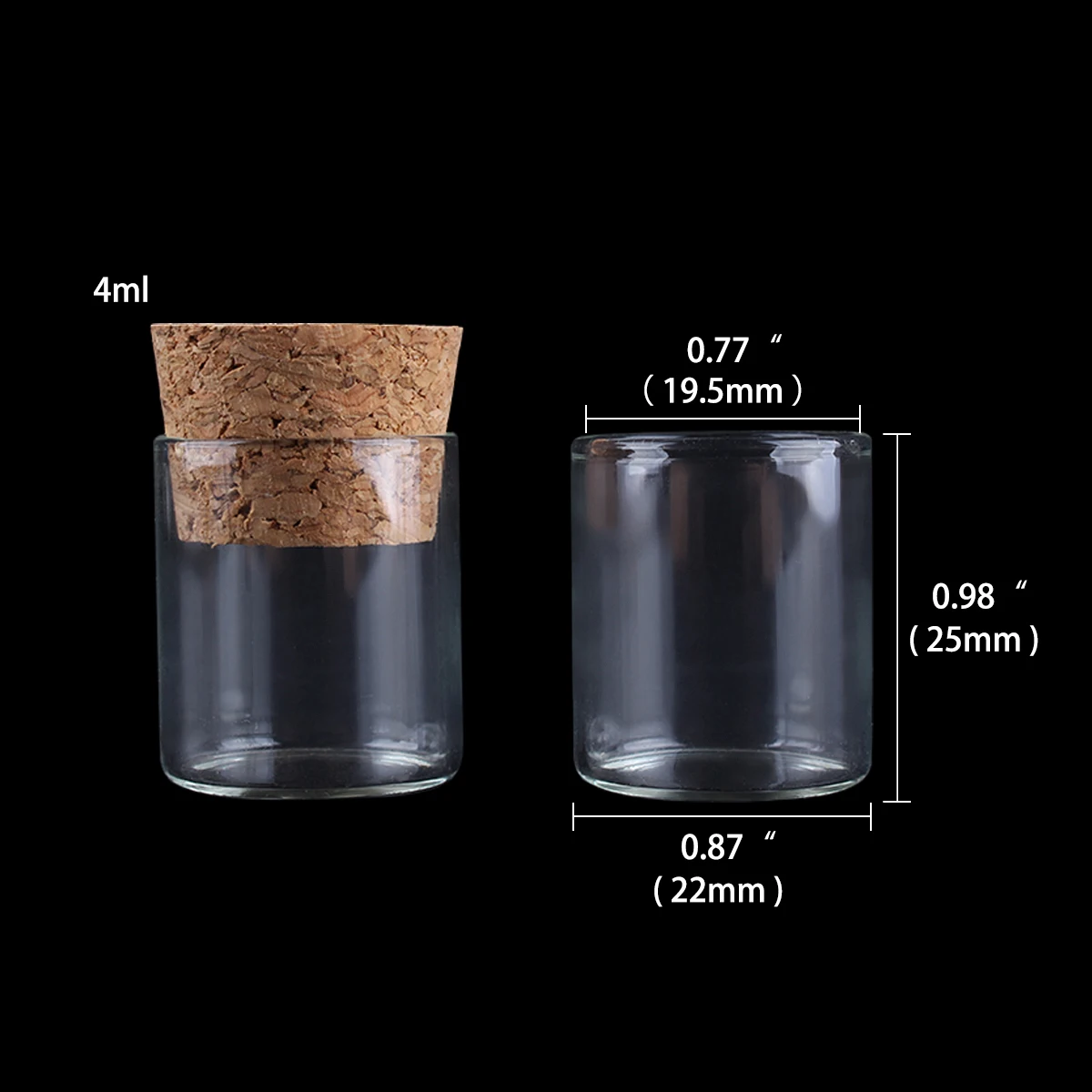 200 Pezzi Provette In Vetro 75Mm Lunghe Diametro 9/10Mm - Foto 14